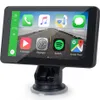 7 Inch Touch Screen Portable Wireless CarPlay Car DVR Android Auto Multimedia Bluetooth Navigation HD1080 Stereo Linux