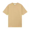 Tasarımcı Erkek T Shirt TShirt Yaz Bayan Lüks Işlemeli Tişörtleri Moda Erkekler Casual Gömlek Adam Basit Yönlü Giyim