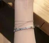 Créateur Carti Er Kajia Sky Star Bracelet 18K Version étroite CNC Diamant Inclassée Bague à queue de mode polyvalente pour hommes et femmes
