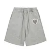 Shorts Masculino Plus Size com estampa de algodão e bordado, Triângulo ferro 100% réplica do tamanho europeu Shorts de algodão 4g4y