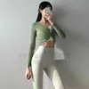 مصممي نسائي لليوغا طماق عالية الخصر محاذاة الرياضة الرياضية ارتداء SS Legging مرنة اللياقة البدنية سيدة الجوارب الكاملة التمرين