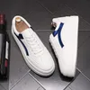 Designers britanniques robe de soirée de mariage chaussures marque hommes en cuir décontracté conduite baskets blanc mode léger bout rond épais fond loisirs marche mocassins N20