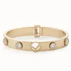 Bracelet de créateur de luxe pour femmes Brands Classic Letters Fashion Gold Bracelets Pearl Bangle Silver de haute qualité bijoux diamant 9158362