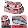 Training Gym Bag Outdoor Waterproof Men Women Fitness Travel Handbag Yoga Sport Dry Wet With Shoes Compartment 220602