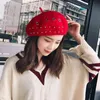 Maershei Beret Women Autumn and Winter Wool Retro Art Painter Cap Japan Sweet Wild Wool Hat Korean Tij Cap J220722