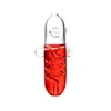 Colorful Pipes Freezable Liquid Filled Thick Glass Coil Smoking Pill Handpipe Herb Tobacco