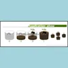 10 Sizes Option Non-Woven Fabric Reusable Soft-Sided Highly Breathable Grow Pots Planting Bag With Handles Large Plant Flower Drop Delivery