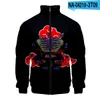 メンズジャケットEST 3Dプリントタイガーヒップホップスタンドカラージッパージャケット女性/男性長袖ストリートウェアアニマルスウェットシャツ衣類