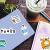 100 STKS Leuke Cartoon Parel Melk Thee Stickers Pack voor Meisje Boba Bubble Teas Decal Sticker Om DIY Bagage Laptop Gitaar Auto