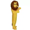 New high quality Yellow Lion Mascot costumes for adults circus christmas Halloween Outfit Fancy Dress Suit