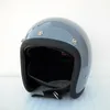 Casques de moto Casque 500TX 3/4 Open Face Light Weight Fiberglass ShellMotorcycle