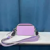 2022 bag designer bags crossbody shoulder bags luxury camera bags straps color pu leather rainbow sac