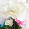 Flores decorativas grinaldas de espuma artificial grande rosa falsa cabeças de fundo de casamento parede de decoração diy decoração decoração decorativa