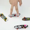 Fingers Exercise Toy Mini Desktop Fingertip Skate Boarding Creative Graffiti Skateboard Finger Plastic Fingerboard Hand Wrist Childrens