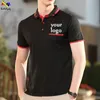 Chemises personnalisées Polo de conception pour hommes et femmes ShortSleed Casual Catering and Cafe Work Shirts Advertising Tops 220609