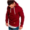 Sweat Hommes Hoodies Marque Homme À Manches Longues Solide À Capuche hommes Noir Lit grande taille hombre sudaderas 220402