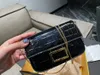Tasarımcı bayan boncuklu nano baget pico cazibe çantası mini flep altın zincir çapraz gövde parası cüzdan lüks kadın nappa deri 252k