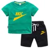 New Summer Boys Tracksuit Toddler Clothes Brand Print T Shirts Shorts Set Clothing For Baby Kids Wear Children1-13 Years Outfits