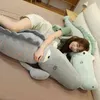 PC CM Soft Crocodile Cuddle Baby Kids Sussen Sleeping Pillow Doll Animal Stuffed Plush Toys Födelsedagspresenter för flickor J220704