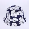 Berretti Fashion Flower Autumn Rint Bucket Hat Reversible Fisherman Donna Uomo Outdoor Travel Sun Panama Cap Cappelli per GirlBerets