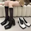 Sandalen dicke Plattform Mary Janes Frauen Schuhe Chunky Sommer High Heels 2022 Lolita Lady Square Zehen Pumps Mujer Zapatossandals