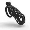 Nxy Cockrings 3d Cage De Chasteté Pénis Anneau Bdsm Civière Masturbateurs Masculins Sexitoys pour Hommes Dispositif Exotique Accessoires Sexy Jouets 220505