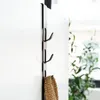 Hooks & Rails Punch-free Multi-function Metal Wall Hanger Living Room Over The Door Hook Rack Hat Home Organizer