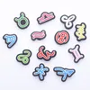 1PCS 12 Konstelacje buta Pvc Charms Akcesoria sandałowe Waga Koziorożca Strzelec DIY Bute Bute Decor Decor Fit Croc