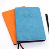 2023 Notebook Kalender Binder Weiche Lederabdeckung Notizbücher Budget 365 Tage Zeitplan Spirale Business Planer Arbeit Agenda Makaron Süßigkeiten Farbe Großhandel