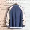 Vestes pour hommes Baseball Jacket Mens avec bouton College Patchwork Coat Men Plus Size M-3XL Bomber Fashion DA743Men