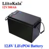 LiitoKala Batteria al 100% di marca 12V 300Ah 280Ah 200Ah LiFePO4 con batteria 150A BMS 12.8v per sistema di accumulo solare RV E-scooter