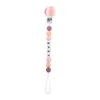 Baby Pacifier Chain Silicone Beads Clips Leigth Toys حامل وهمية اسم سلسلة سلسلة Nipple Chain