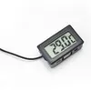 500pcs Digital LCD Screen Thermometer Refrigerator Fridge Freezer Aquarium FISH TANK-Temperature -50~110C GT Black white Color SN4446