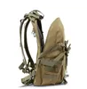 Bolsas táticas de bolsas multifuncionais de camuflagem de camuflagem de camuflagem de agressão tática de grande capacidade Bolsa portátil portátil Bolsa de saco multiuso mochila durável