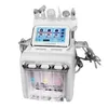 Hotsale متعددة الوظائف 6 في 1 هيدرو الأكسجين الوجه أكوا جلد الماء قشر هيدرا microdermabrasion H2O2 آلة فقاعة الأكسجين للجمال