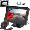 Caméra de surveillance de voiture chaude 4.3 pouces TFT LCD 480x272 rétroviseur étanche 420 lignes TV CCD caméra de stationnement de secours