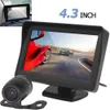 Telecamera per monitor per auto calda LCD TFT da 4,3 pollici 480 x 272 Retrovisore impermeabile 420 linee TV Telecamera di parcheggio di backup CCD