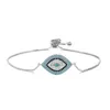 Klassisches Design Kupfer Türkisch Blau Evil Eyes Charm Armband Teufelsauge Schmuck für Liebhaber Geschenk