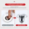 Toilet Supplies Press Bounce Basin Pop-up Drain Filter Bathroom Shower Sink Hair Extension Bath Plug Kitchen Hardware Accessories