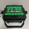10ピース/ロット防水屋外フラッドライトミニスクエアパー64 LED RGBWA PAR効果段階洗浄ライトDMX512ディスコDJ照明