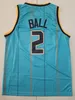 Maillot de basket-ball pour hommes LaMelo Ball Jersey 2 Gordon Hayward 20 Terry Rozier 3 Larry Johnson 2 Muggsy Bogues 1 Alonzo Mourning 33 Maillots de basket Vintage All Stitched