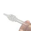Micro Glass NC Straw Tipe Kit de uma pe￧a de fuma￧￣o de fumantes de filtro de filtro de ponta do bocal para bongos de ￡gua aqu￡tico