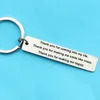 1x5 cm merci d'être entré dans ma vie en acier inoxydable rond en métal lettre porte-clés anneaux pour hommes femmes clés de voiture anneau pendentif ami cadeau en gros