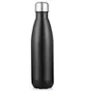 17 oz 500ml kola kupalar şekilli su şişesi vakum yalıtımlı seyahat su şişesi çift duvarlı paslanmaz çelik kola şekli açık su şişesi