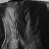 Lautaro Spring Elegant Black Light Soft Faux Leather Blazer Long Sleeve Slim Fit Luxury Women Blazers and Jackets Fashion 220815