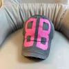 Designer Bucket Trucker Baseballhat Europe America Fashion Brands Double B Graffiti Print Ny Hat High Face Value Letter Lovers Casual Fashion Sun Cap1987207