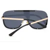 Designer di lusso Sunglasses Donne Trend Direzione Driving Sunglass Metallo Mezzo telaio Lady Eyeglass Protezione radiazione UV400 Sfumature per donna e uomo con occhiali Casi Nuovo