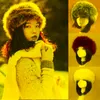 Boinas de boinas de outono winter menina quente tampas de pele macias de moda feminina chapéu falso hat muti-coro-coroa círculo círculo de boinas