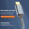 USB-C till USB B 2.0 Skrivarkabel flätad skanner för Epson HP Canon Brother MacBook Pro Samsung Midi Controlle Cable