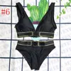 Fashion Womens Swimwear Bikinis Underwear Letter Print Designer Bathing Suits Lady Sexy Swimsuit With Chest Padded319C